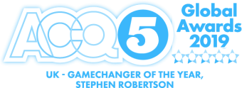 ACQ5 – UK – Gamechanger of the Year, Stephen Robertson – 2019