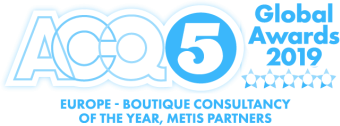 ACQ5 – Europe – Boutique Consultancy of the Year, Metis Partners – 2019